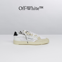 OFF-WHITE New Simple mens white retro logo 5 0 Low help sneakers
