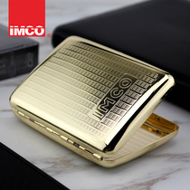 Love cool IMCO Austrian cigarette case thin 16 20-pack mens personality creative metal pure Copper cigarette case