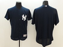 Yankees jersey Yankees baseball uniform wordless light version blank section off-white cardigan T-shirt short sleeve