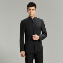 Spring and Autumn Chinese standing collar Zhongshan Tide Men Korean Youth Leisure Slim Student Small Suit Chinese Suit