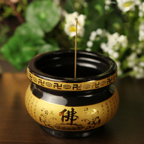 Home Buddha Hall Supplies Sandalwood Stove Wire Incense Stove For Buddha Guanyin Smoked Incense Stove 4567 Inch New Gold Heart Warp Standing Incense Stove