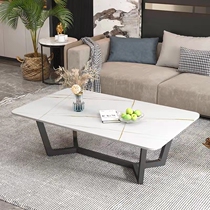 Italian Minimalist Light Lavish Rockboard Tea Table Small Family Dining Room Tea Table Modern Minima Nordic Tea Table Flowers a few Home