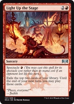 5 dogs tcg] Magic the Gathering light up the stage English light up the stage grn