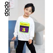 Doudou Wardrobe Childrens Clothing Boys Sweater Spring and Autumn Baby Tops 2022 New Childrens Autumn Clothes DM229159QT