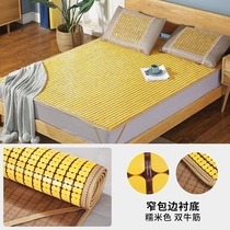 Summer mahjong mat Mahjong mat block mat 1 5m bamboo mat 1 8m bed 1 2 Single double student mat Home