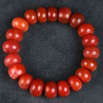 76 04 grams (safe buckle caucus beads) refined persimmon red southern red agate beads bracelet bracelet