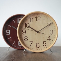 Desktop clock table clock Living room household sitting clock clock ornaments Desktop pendulum clock Bedroom placement creative Nordic table clock