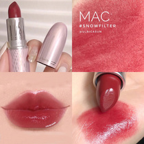 Spot MAC Christmas lipstick Snowfilter Christmas suit blush highlight Let it glow