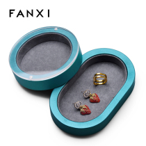 Fansi FANXI bracelet display frame jewelry collection box ring earrings display box wire blue PU048