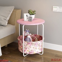 Fashion and fashion simple sofa side table side several corners several multi-functional small tea table bedroom bedside table shelf home