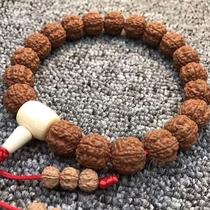 Grace Guifu 5-petal King Kong Bodhi hand string A generation of Panlong pattern red leather men and women hand string bracelet ornaments