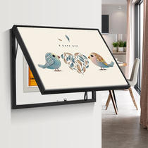 Modern simple meter box decorative painting creative switch switch switch box weak current box shielding distribution box without punching customization