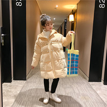 South Korean girls winter clothing cotton clothes 2021 Nagas winter thickened down cotton clothes Children pure cotton padded jacket