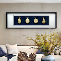 New Chinese living room decoration painting Zhaocai Feng Shui entrance painting horizontal Chinese style Zen modern Chinese hanging painting