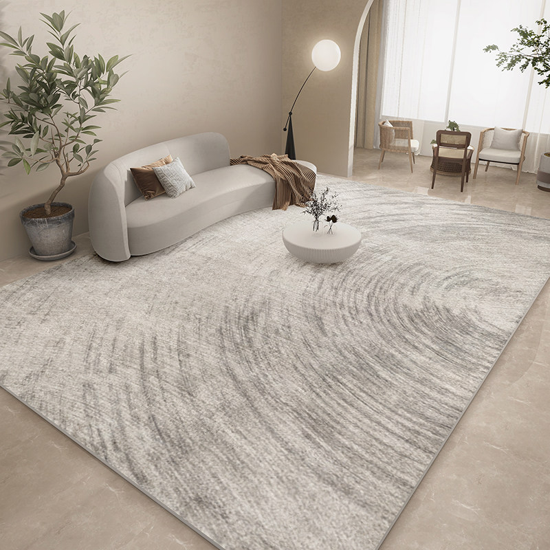 High-end imitation cashmere carpet living room light luxury thickened coffee table blanket Nordic ins style modern minimalist sofa large floor mat