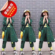 New girls show tide service stage show competition car model creative tide q clothing childrens fashion clothing I New Years Day performance