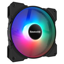 Hangjia Crescent meteor fan GX122 chassis fan RGB desktop computer LED aperture Halo fan