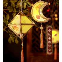 Mid-Autumn Festival lantern diy material Childrens Lantern toys hand-made hand hand-painted palace lantern ancient led lantern