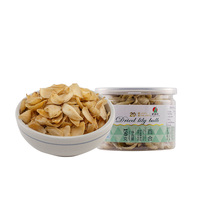Wild forest Lanzhou fresh lily dried sulfur-free farm self-produced large lily slices dry canned 150g