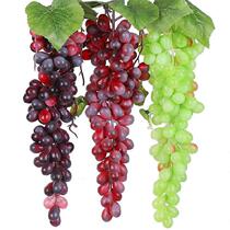 Crafts emulation Flower Large number of grapes hanging string hanging accessories Courtyard Fake Fruits & Vegetables Plastic Grape Toy Fake Fruits