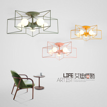 Creative personality childrens room ceiling lamp Nordic modern simple wrought iron living room dining room bedroom light Childrens lamp