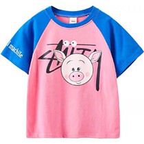 Girls T-shirts 2019 summer new middle and large childrens Korean style loose short-sleeved tops clothes girls fashion 