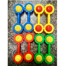 Kindergarten Early Playground Instruments Sunflower Dumbbells Hand Rocking Bell Children Early Classroom Inside And Outside Sports Training Dance Gymnastics