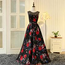 2020 New Wedding Dress Adult Performance Dress Female Solo Singing Fluffy Skirt Art Exam Long Model Host Performing Dress Woman