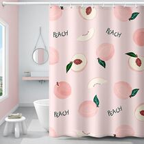 Toilet door hanging curtain shower curtain cartoon cute waterproof partition curtain creative personality window mold-proof cloth non-perforated