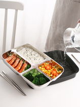Insulation lunch box lunch box adult office workers fat reduction fitness 1 person primary school children anti-hot with lid delivery lunch box