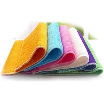 Korean non-oil bamboo fiber dishwashing cloth rag cleaning cloth absorbent non-hair loss cleaning cloth