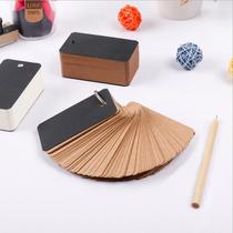 Of course stationery retro Kraft paper word card creative blank graffiti greeting card hand card label card tape ring