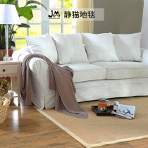 easefulcat static cat American sisal living room carpet tea table blanket Japanese tatami mat natural custom