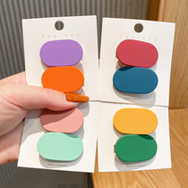 Net Red 2021 New Children Hair Clip Cute Little Clip Teenage Girl Liu Haifa Khaka South Korean Side Clip Top Chuck Decoration