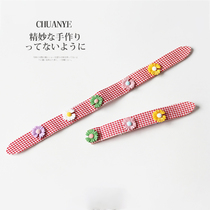 Sichuan wild Velcro hair hoop female Net red bangs broken hair artifact Japanese Korean girl heart cute pressure hair headgear hair card