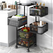 Kitchen Containing Shelve Floor Type Multilayer Removable Microwave Oven Shelve Articles Home Big Full Bowl shelf