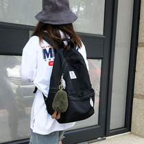 Hong Kong schoolbag female ins style Korean campus student Senior high school simple antique girl Joker backpack