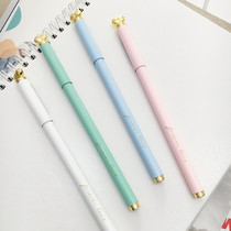 Morning light metal gel pen Korean hipster cute black love pen creative signature pen A6803