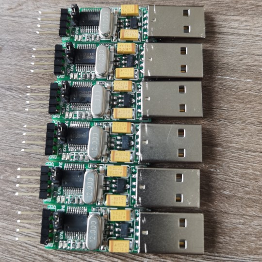 CH341T chip USB to TTL converter 5V 3 3V dual-use