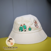 Direct mail moimoln Korea Small Cloud 21 autumn beige children flower pot cap CAA01