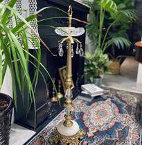 Red brick house Onevoice ancient * Dong recarved brass crystal ashtray jewellery frame