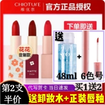 Zhiyouquan new lipstick Makeup Daily lip glaze Matte lipstick Lip mud hummus color moisturizing moisturizing lipstick