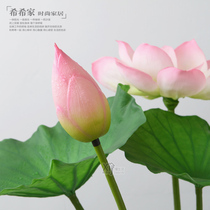 PU simulation Lotus fake lotus simulation lotus leaf pool stage landscaping decoration landscape shooting props