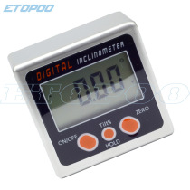 Digital Inclination - Inclination Box with magnetic plastic shell of electronic angle - scale angle