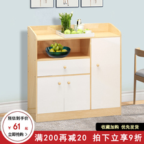  Dining side cabinet Living room wall household cupboard locker Modern simple tea cabinet Kitchen cabinet storage cabinet