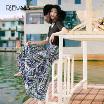 Rsemnia Phuket Two Set Skirt Chiffon Dress Long Dress Beach Dress Seaside Resort