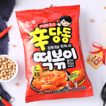 Korea Haitai Puffed Bar Korean Flavor Spicy Sweet Fried Rice Cake Tiao Yuanzu spicy New Year Cake Bar 110g