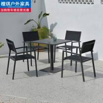 Outdoor Patio Casual Table And Chairs Balcony Small Table Chair Three Sets Outdoor Coffee Milk Tea Shop Vine Chair Hotel Garden Table