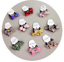 Pooch Hair Tediza Hair Rubber Fascia Pet Hair adorned a pair of butterfly knot 100 hitchhips 4 pairs