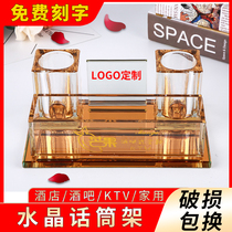 Microphone base bracket wireless microphone shelf K song bask of ktv microphone seat customized logo
